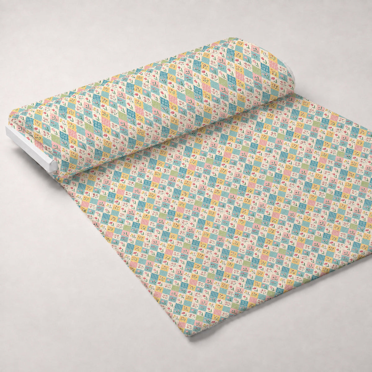 Stitched Meadow Pattern 13 Minky Fabric