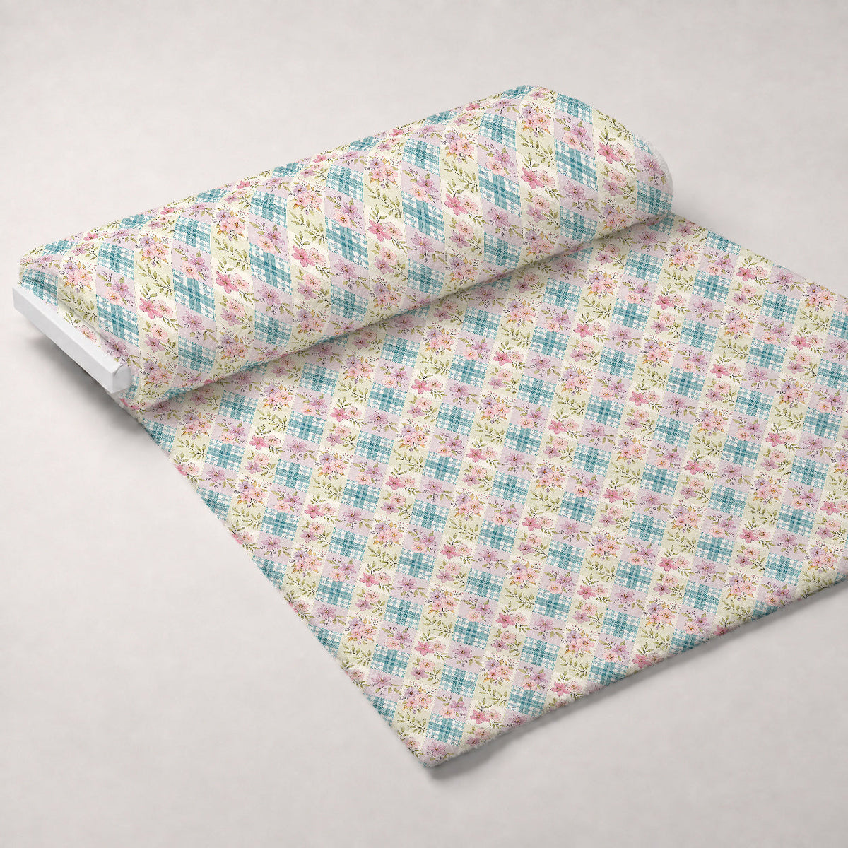 Stitched Meadow Pattern 14 Minky Fabric