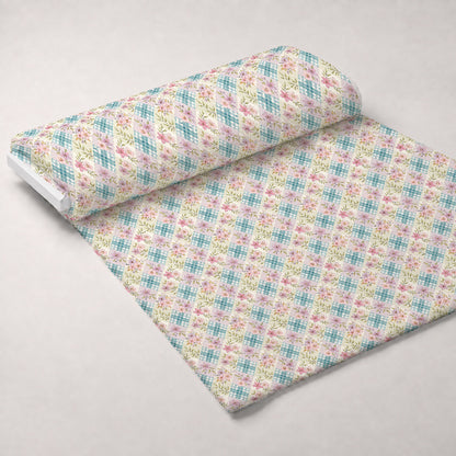 Stitched Meadow Pattern 14 Minky Fabric