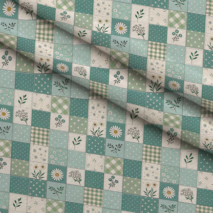 Stitched Meadow Pattern 19 Minky Fabric
