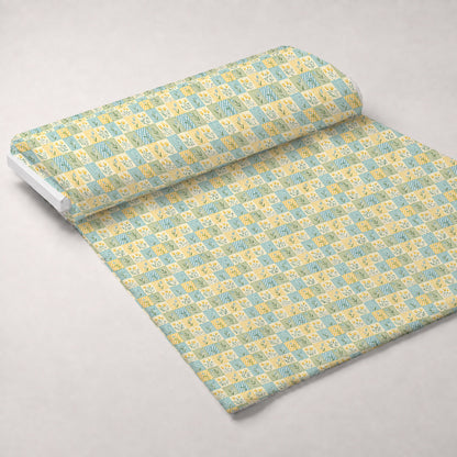 Stitched Meadow Pattern 3 Minky Fabric