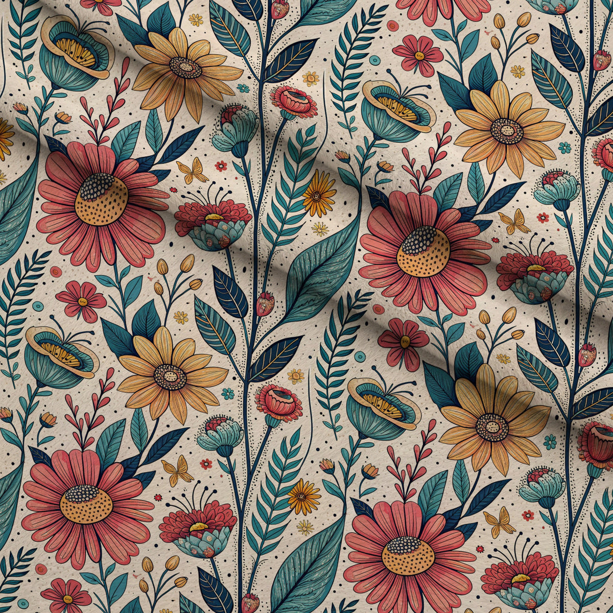 Storybook Meadow Pattern 10 Minky Fabric