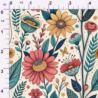 Storybook Meadow Pattern 10 Minky Fabric