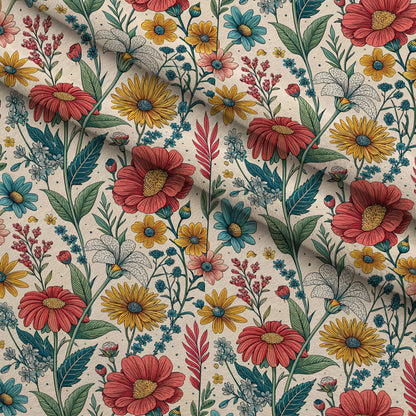 Storybook Meadow Pattern 11 Minky Fabric