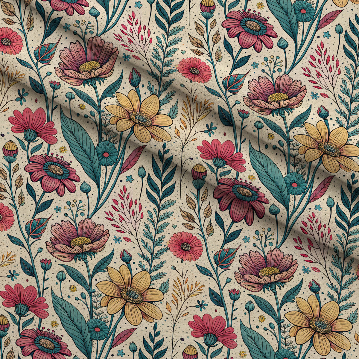 Storybook Meadow Pattern 12 Minky Fabric