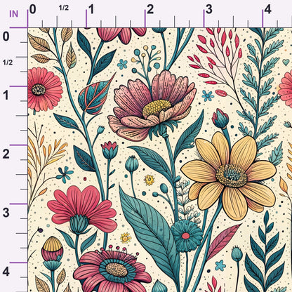Storybook Meadow Pattern 12 Minky Fabric
