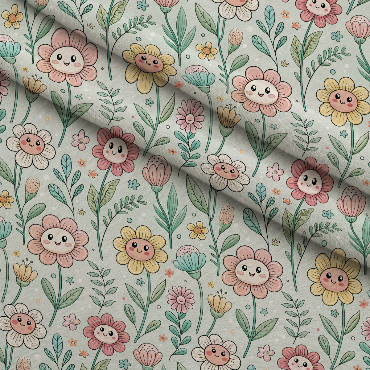 Storybook Meadow Pattern 3 Minky Fabric