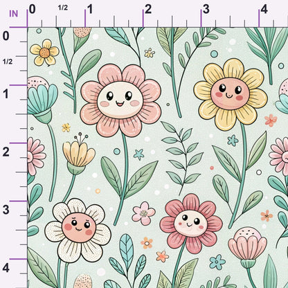Storybook Meadow Pattern 3 Minky Fabric
