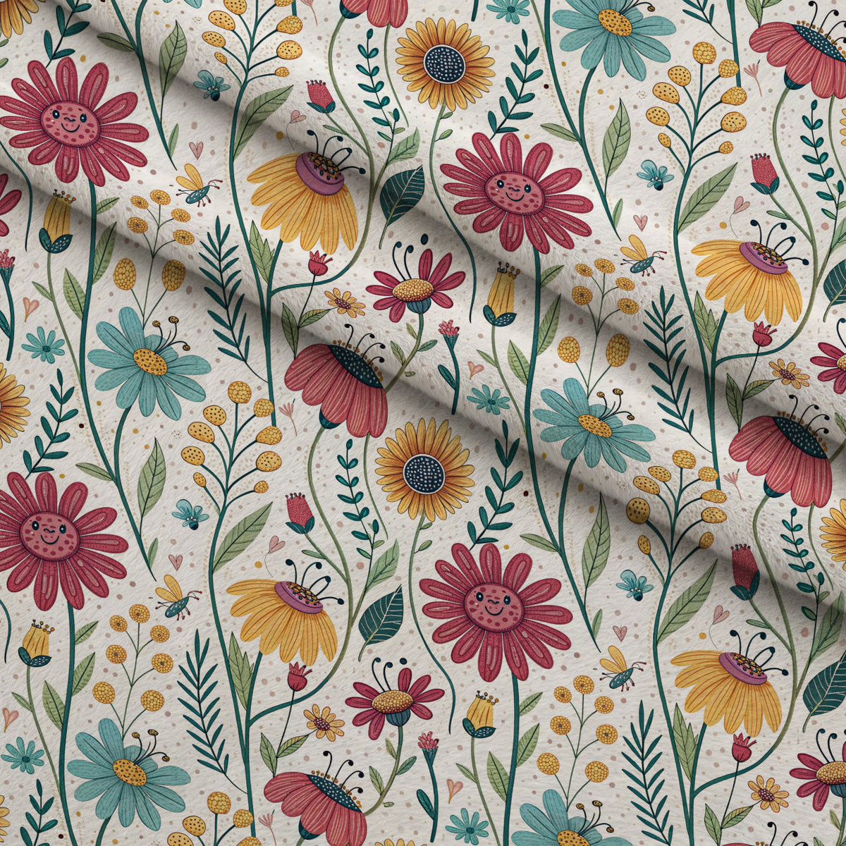 Storybook Meadow Pattern 4 Minky Fabric