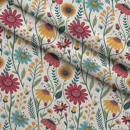 Storybook Meadow Pattern 4 Minky Fabric