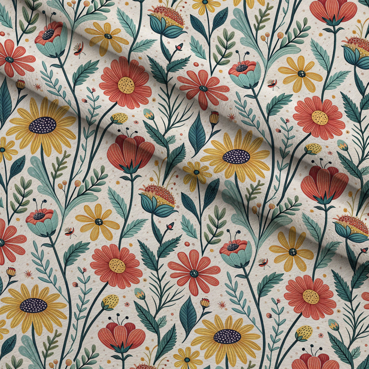 Storybook Meadow Pattern 5 Minky Fabric