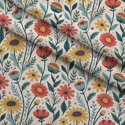 Storybook Meadow Pattern 5 Minky Fabric