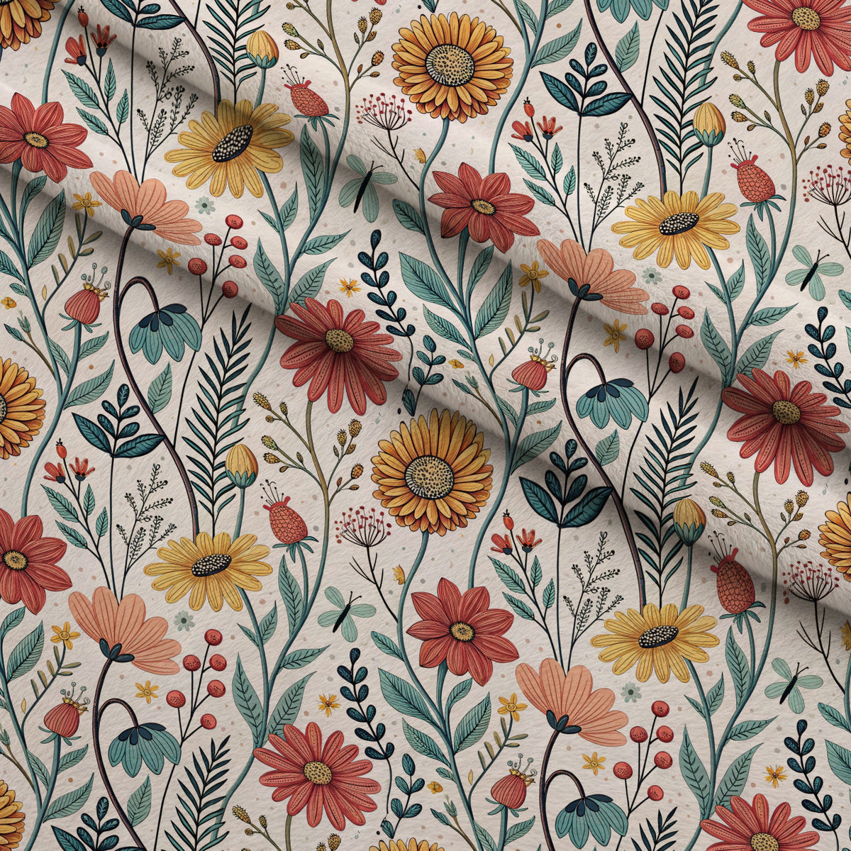 Storybook Meadow Pattern 6 Minky Fabric