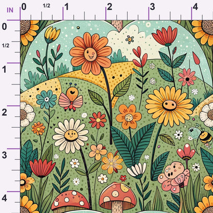 Storybook Meadow Pattern 8 Minky Fabric