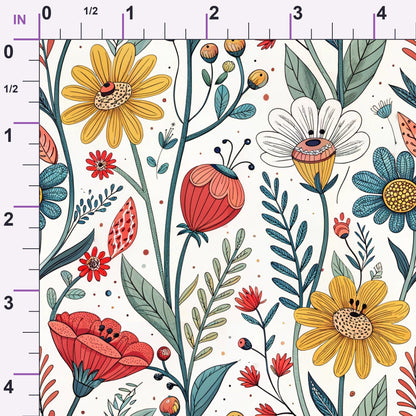 Storybook Meadow Pattern 9 Minky Fabric
