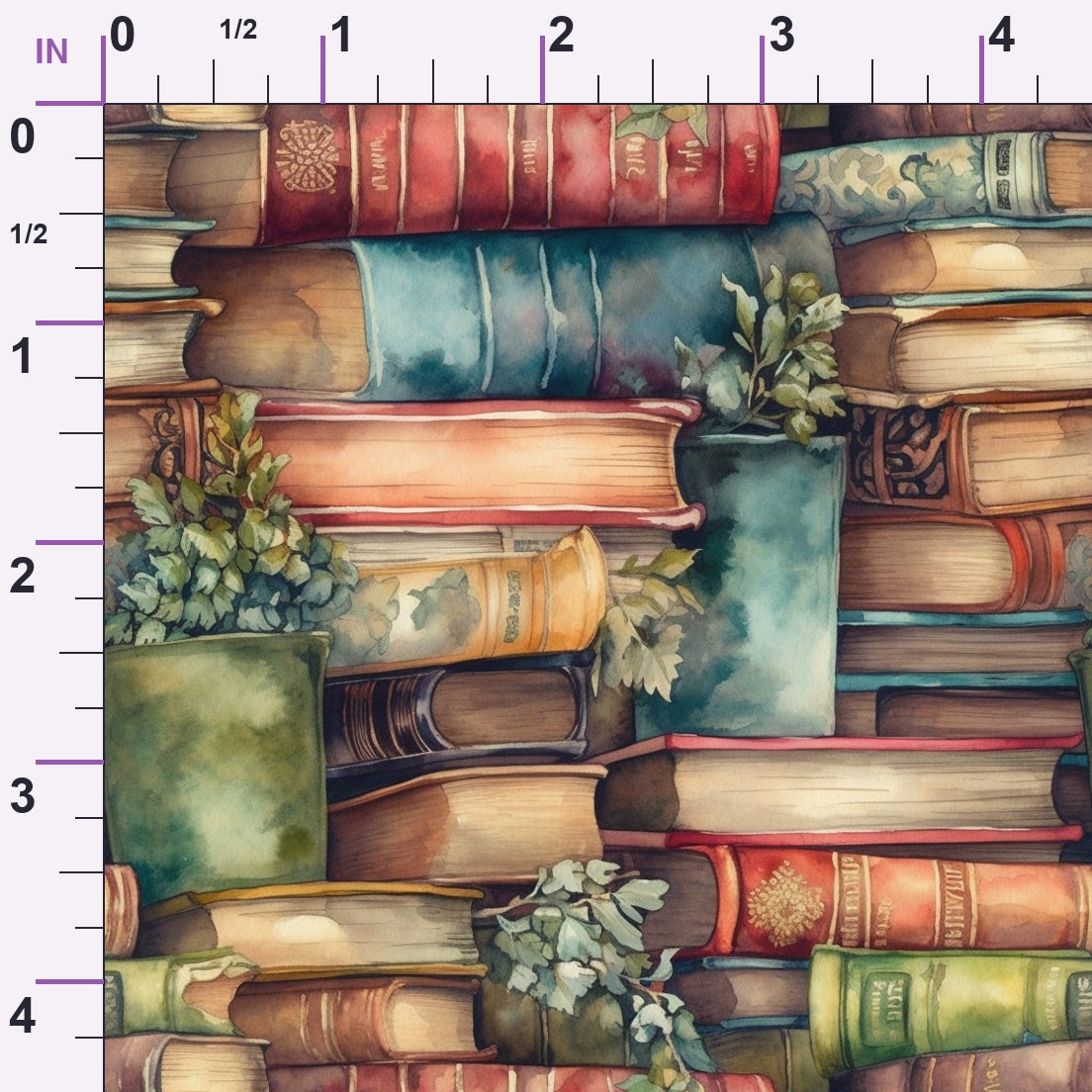 Storybook Vines Pattern 4 Minky Fabric