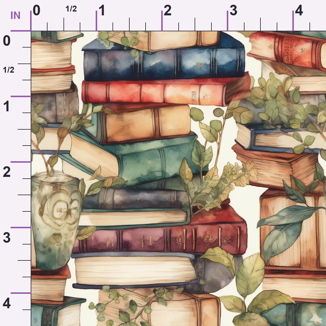 Storybook Vines Pattern 5 Minky Fabric