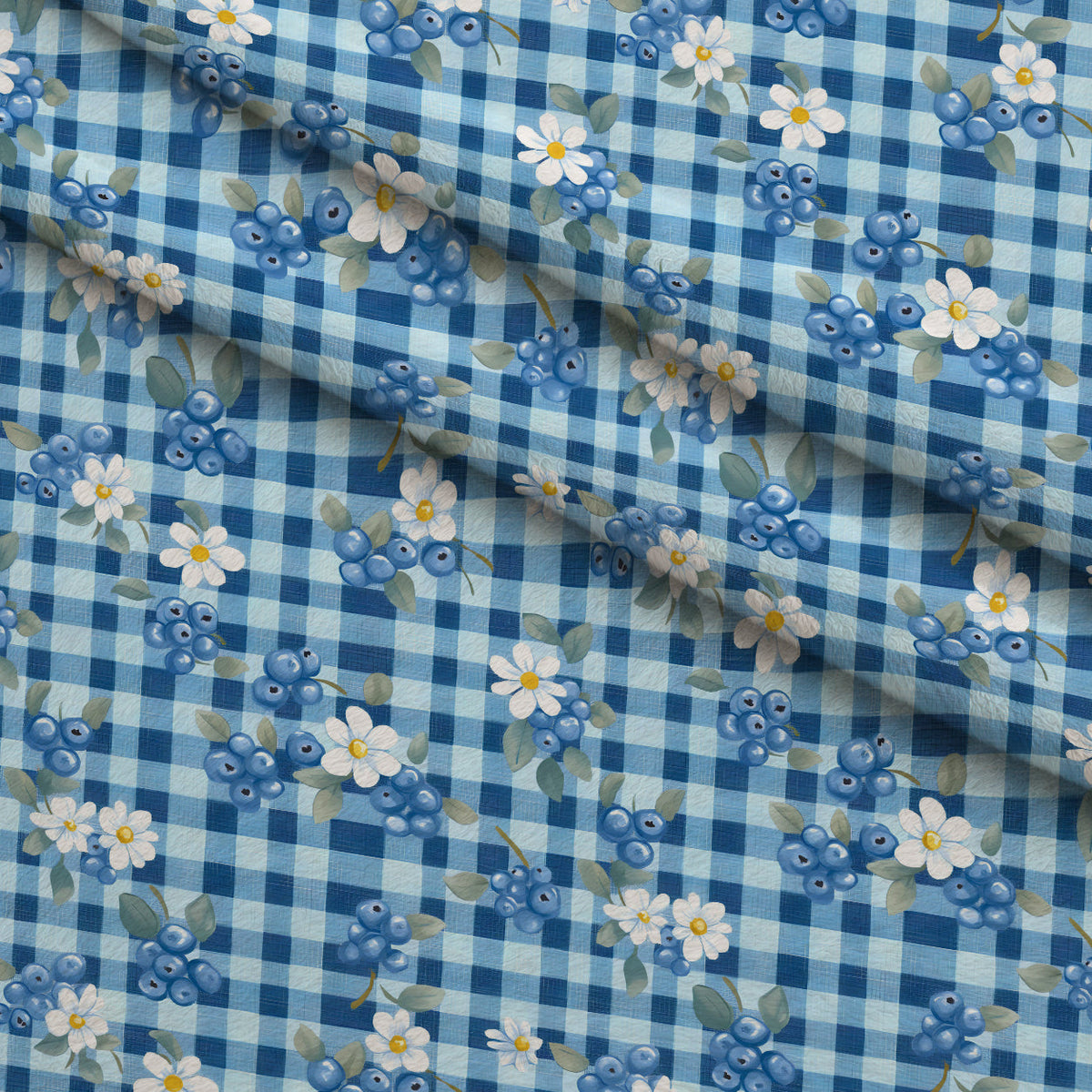Strawberry Daisy Picnic Pattern 11 Minky Fabric