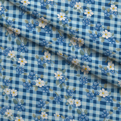 Strawberry Daisy Picnic Pattern 11 Minky Fabric