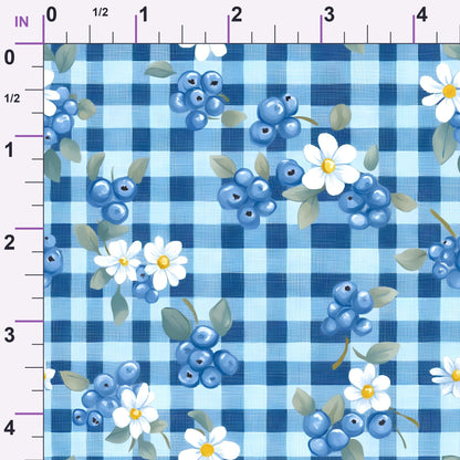 Strawberry Daisy Picnic Pattern 11 Minky Fabric