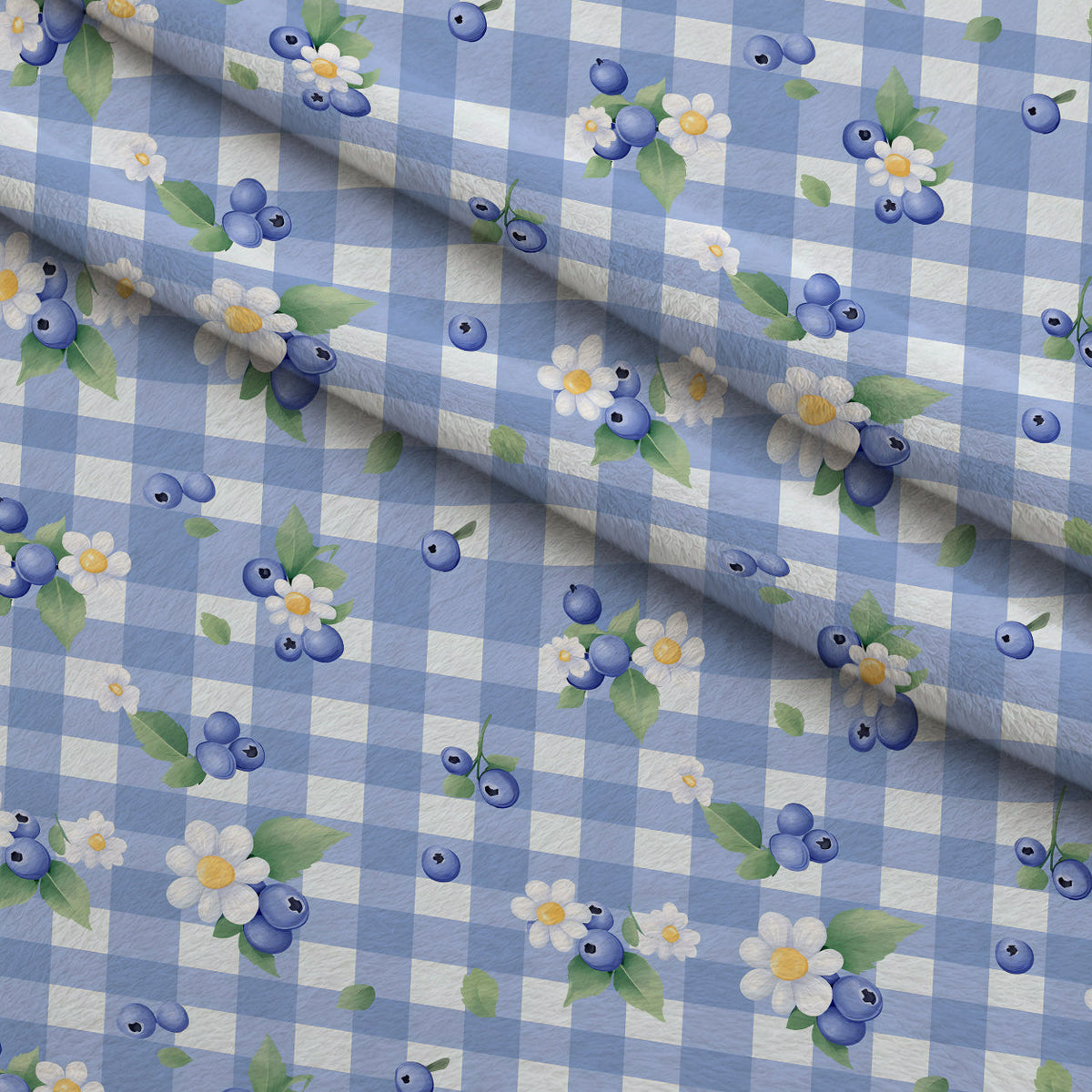 Strawberry Daisy Picnic Pattern 12 Minky Fabric
