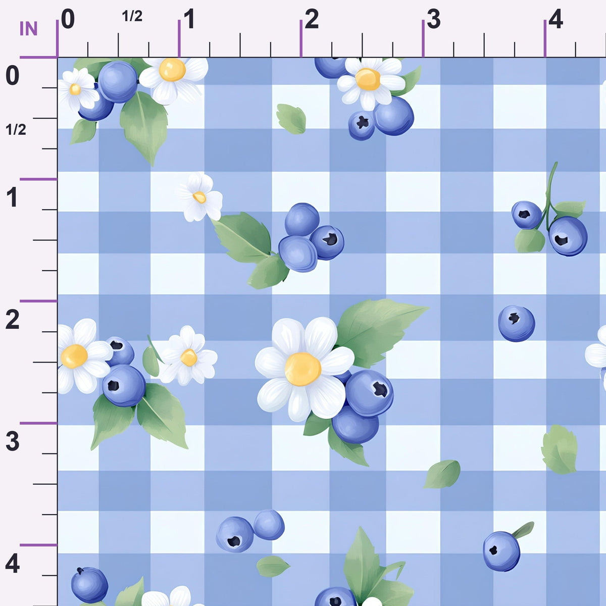 Strawberry Daisy Picnic Pattern 12 Minky Fabric