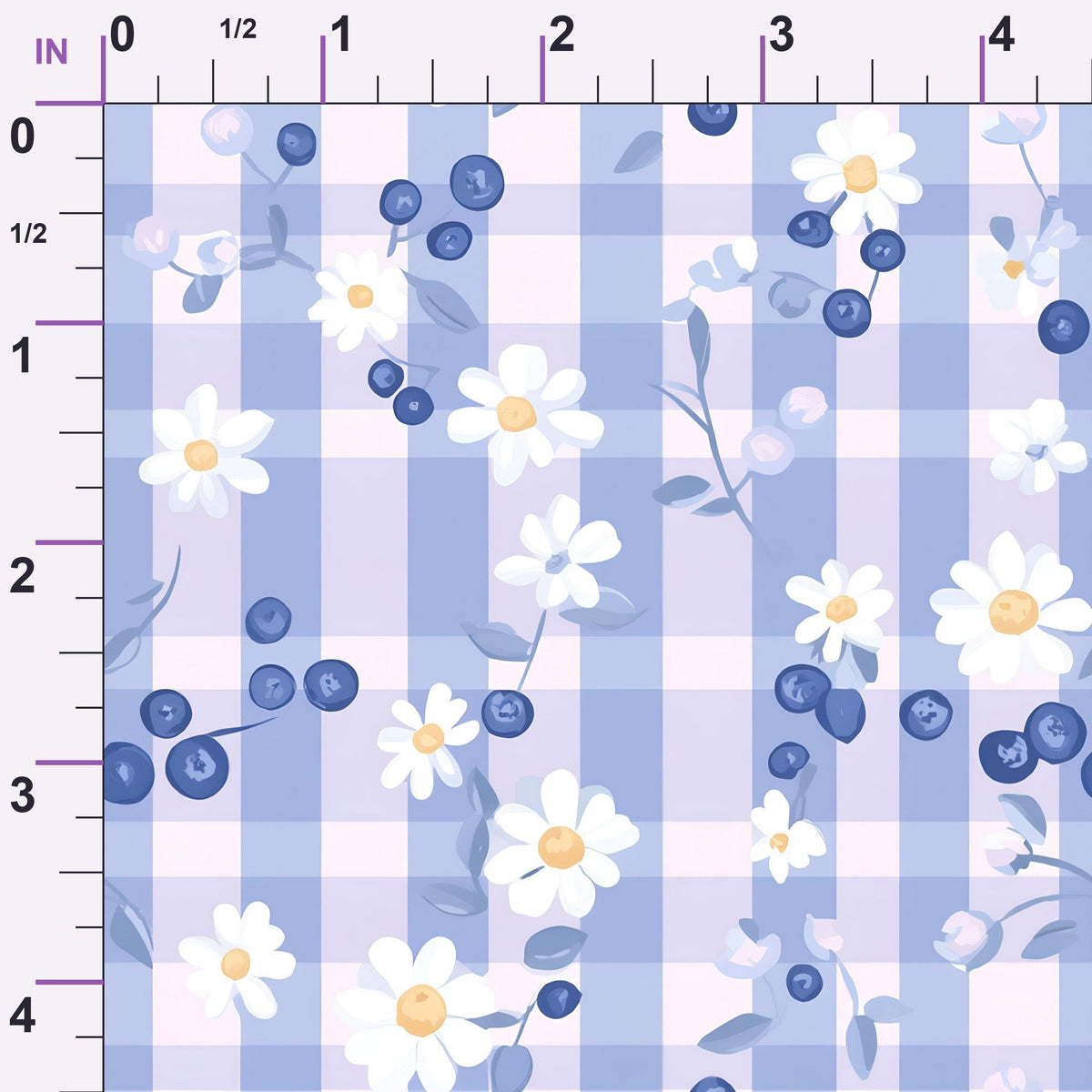 Strawberry Daisy Picnic Pattern 13 Minky Fabric
