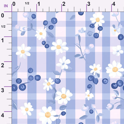 Strawberry Daisy Picnic Pattern 13 Minky Fabric