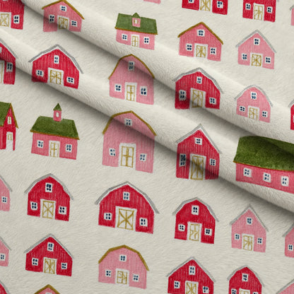 Strawberry Farmstead Pattern 1 Minky Fabric