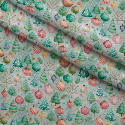 Sugarplum Baubles Pattern 10 Minky Fabric