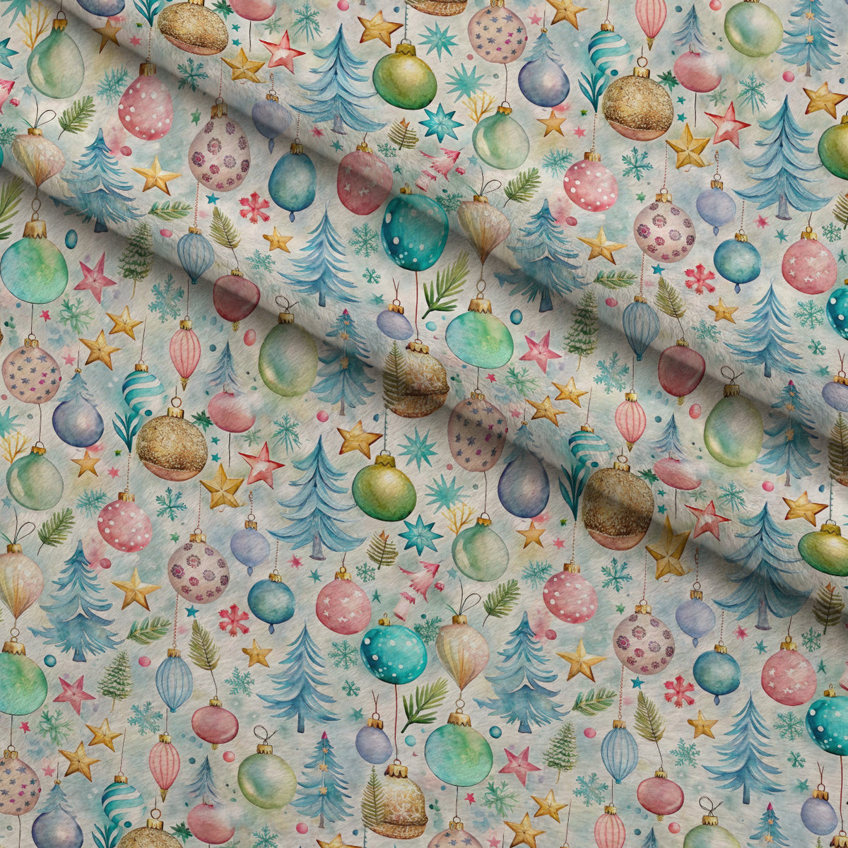 Sugarplum Baubles Pattern 11 Minky Fabric