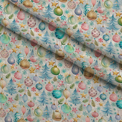 Sugarplum Baubles Pattern 11 Minky Fabric