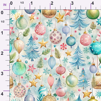 Sugarplum Baubles Pattern 11 Minky Fabric