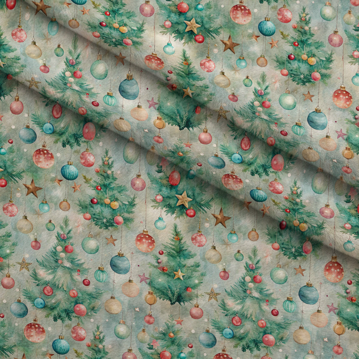 Sugarplum Baubles Pattern 12 Minky Fabric
