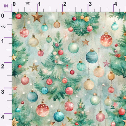 Sugarplum Baubles Pattern 12 Minky Fabric
