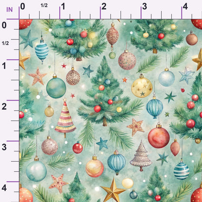 Sugarplum Baubles Pattern 4 Minky Fabric