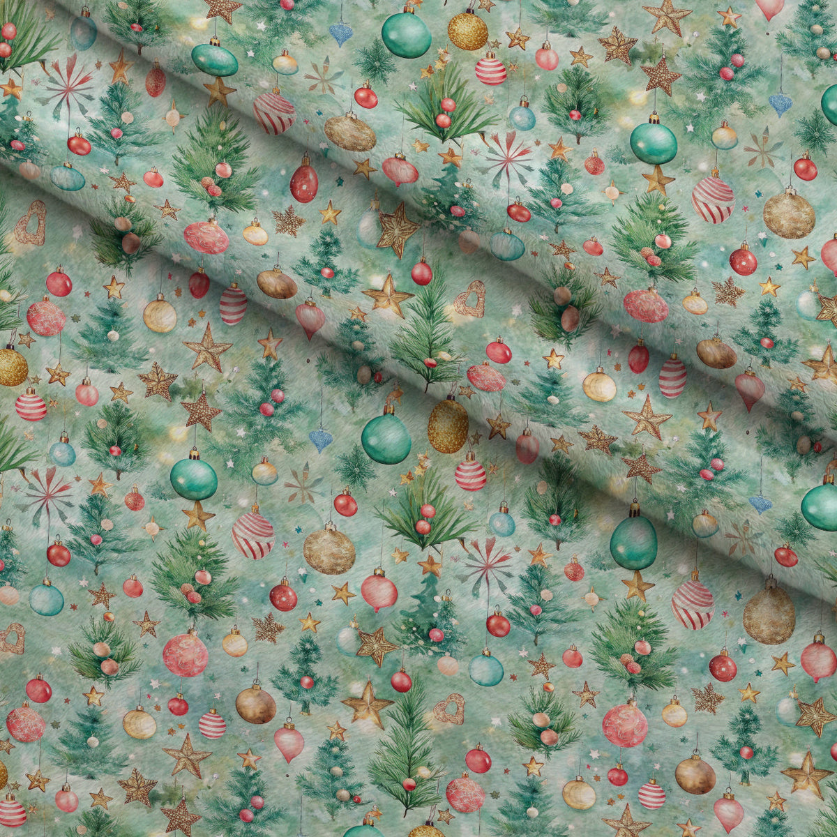 Sugarplum Baubles Pattern 6 Minky Fabric