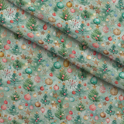 Sugarplum Baubles Pattern 6 Minky Fabric