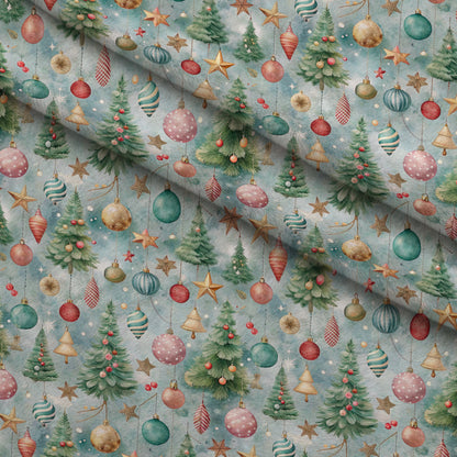 Sugarplum Baubles Pattern 9 Minky Fabric