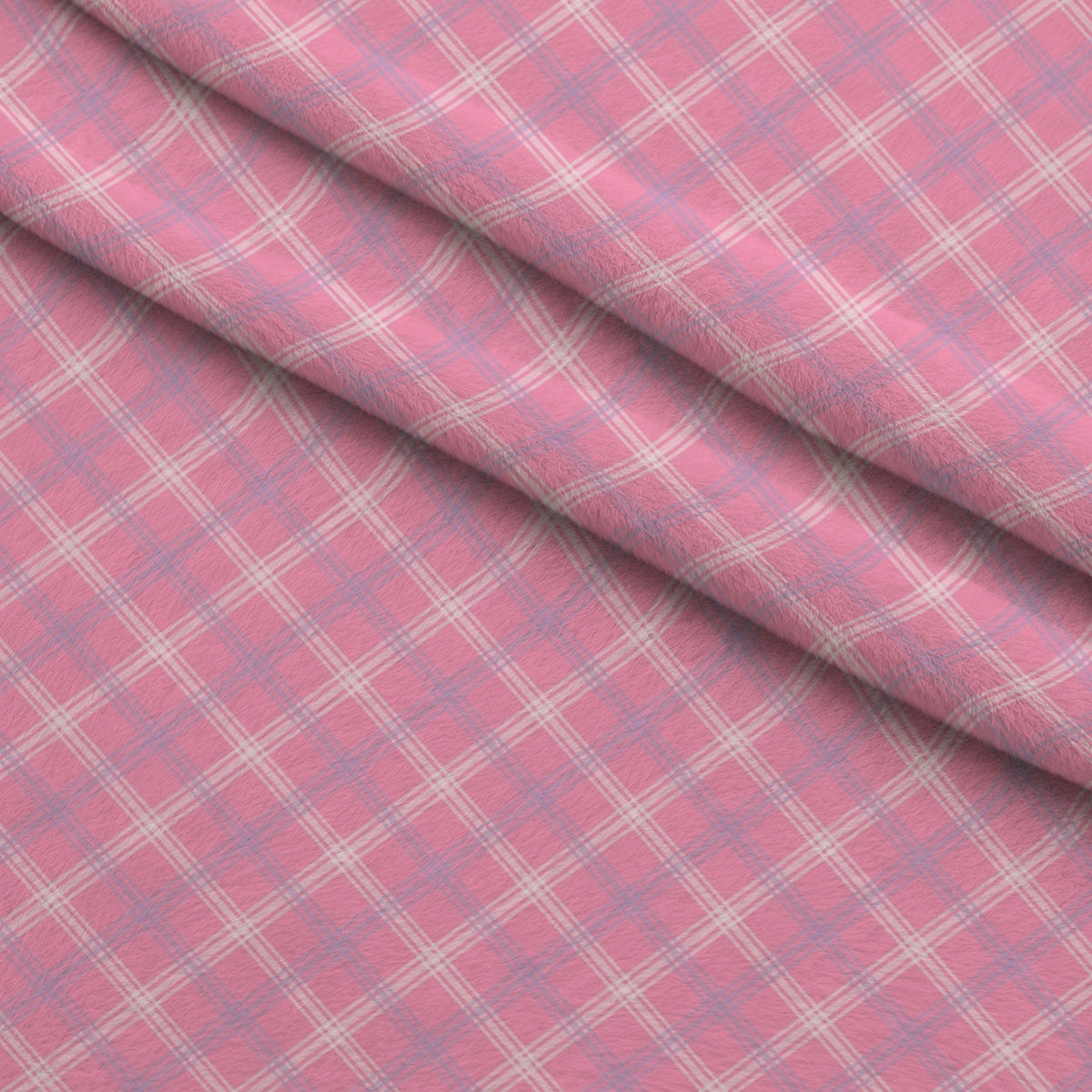 Sugarplum Checks Pattern 12 Minky Fabric