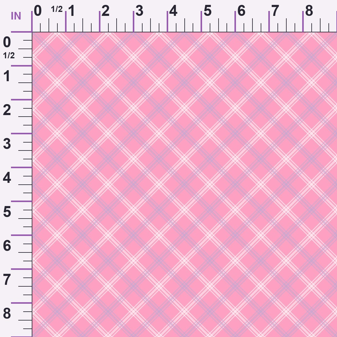 Sugarplum Checks Pattern 12 Minky Fabric