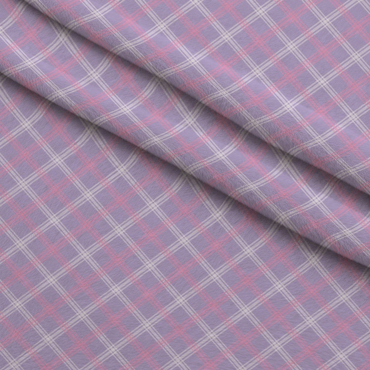 Sugarplum Checks Pattern 14 Minky Fabric