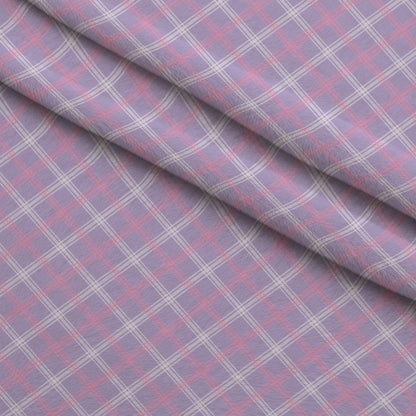 Sugarplum Checks Pattern 14 Minky Fabric