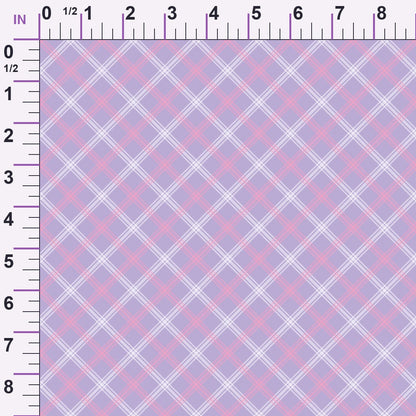 Sugarplum Checks Pattern 14 Minky Fabric
