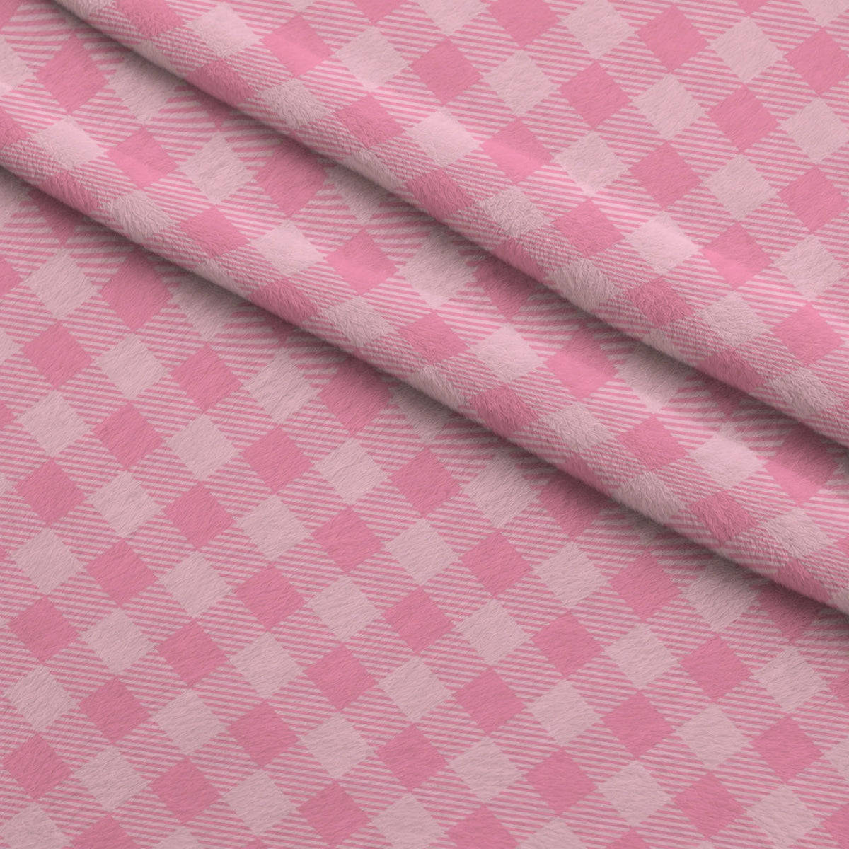 Sugarplum Checks Pattern 15 Minky Fabric