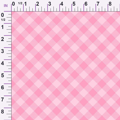 Sugarplum Checks Pattern 15 Minky Fabric