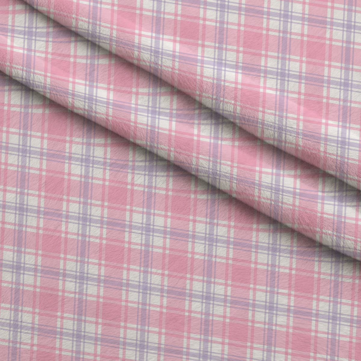Sugarplum Checks Pattern 18 Minky Fabric