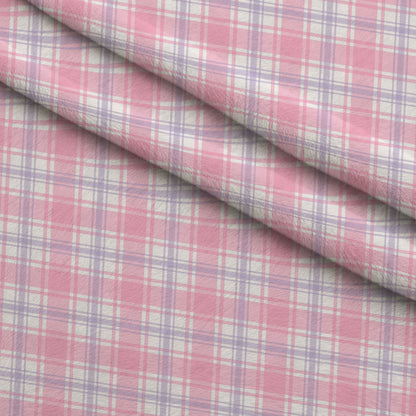 Sugarplum Checks Pattern 18 Minky Fabric