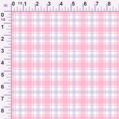 Sugarplum Checks Pattern 18 Minky Fabric