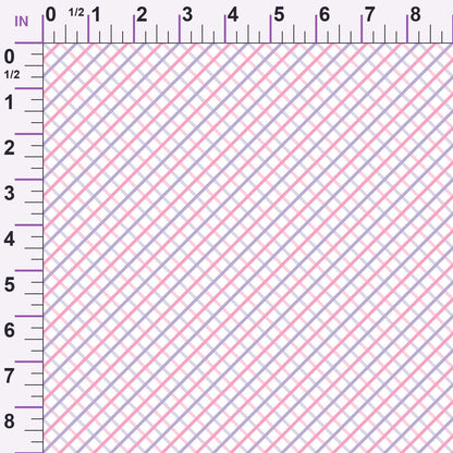 Sugarplum Checks Pattern 19 Minky Fabric
